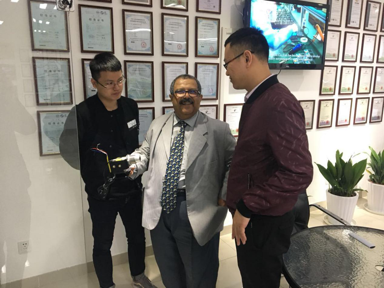 埃及Khaled 博士到米科傳感開(kāi)展訪問(wèn)學(xué)習(xí)