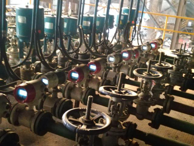 電磁流量計現場安裝圖片