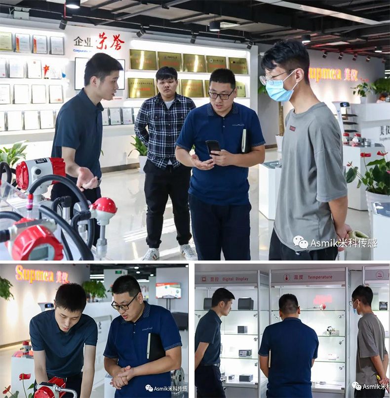 花西子研發部門的魏工和鄭工到訪米科